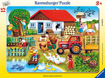 Kartonpuzzle Ravensb Was gehört wohin?